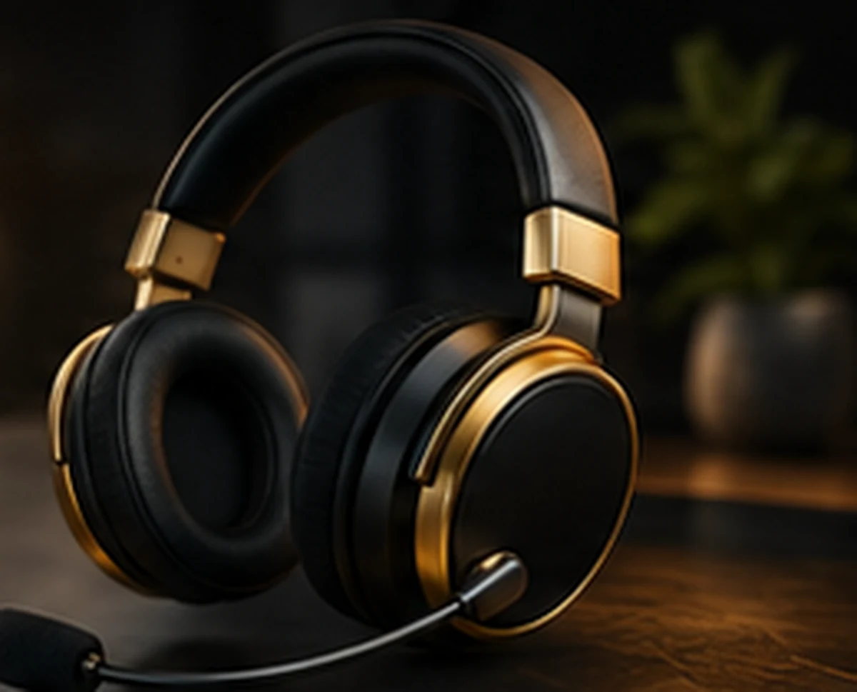 Modern customer support headset for Muluwin help services